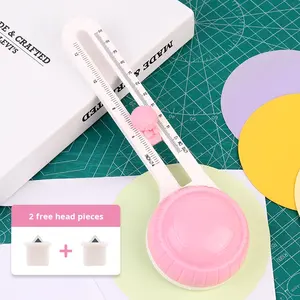 Pemotong Kertas Lingkaran Penuh Zequan Arc Positioning Cutting, Alat Pembuat Kartu Ucapan Planner Manual Handmade Grosir Baru - Product Image 6