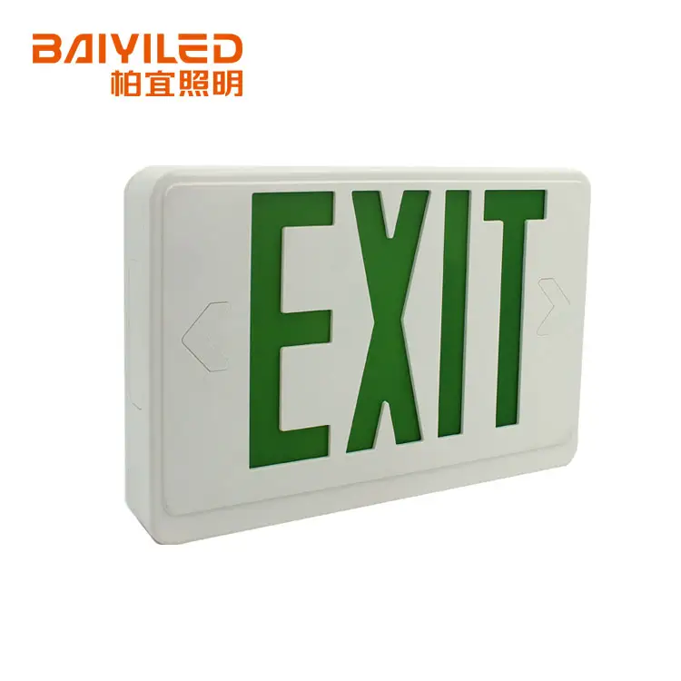 Ni-Cd Bettery Best Selling Self Testing Function Maintained Exit Sign Rechargeable Emergency Light Hot Sale