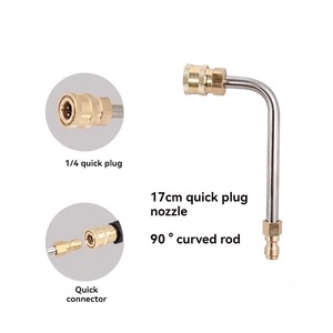 Vente en gros de pistolets à eau haute pression pour lavage de voiture par les fabricants, raccord rapide 1/4, angle droit, rallonge de 90 degrés - Product Image 6