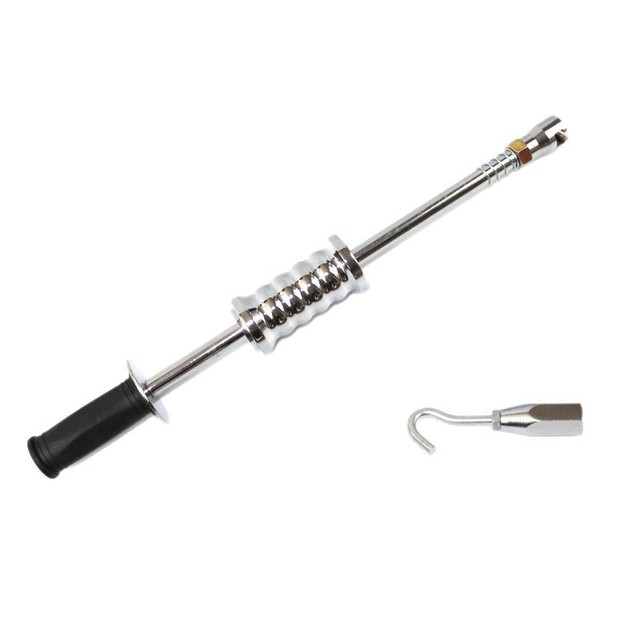 Steel Plastic Metal Paintless Dent Repair Kit Puller Slide Hammer with S Hook Car Body Repair Tools Kit Dent Removal Pulling Set