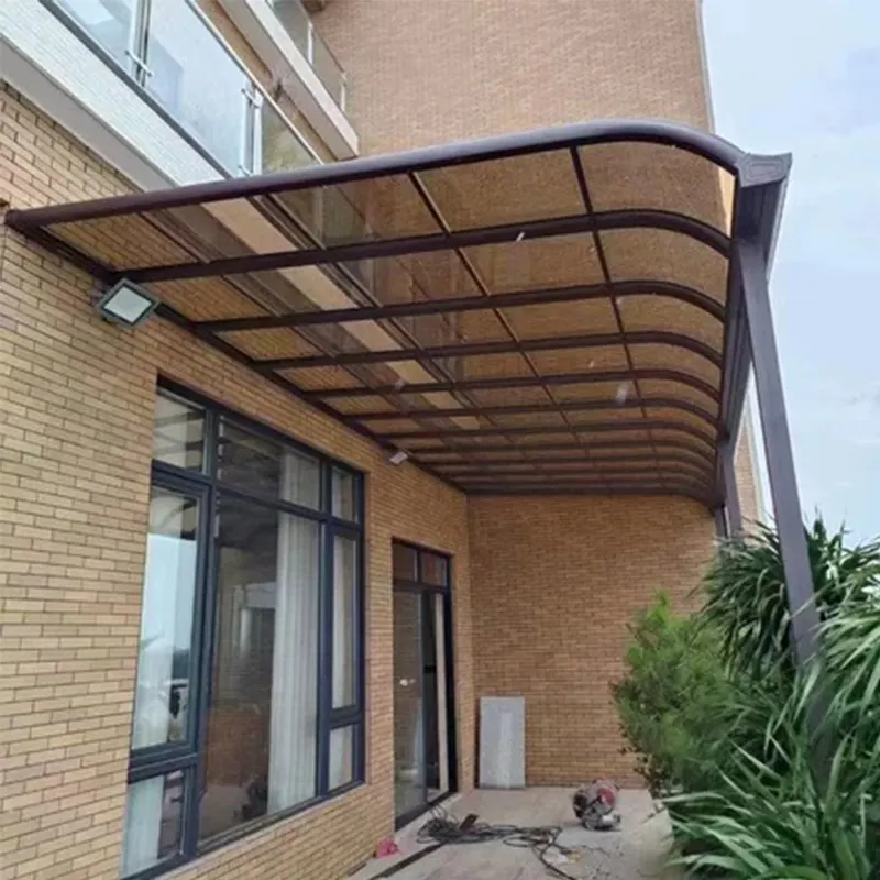 Waterproof Outdoor Aluminum Frame Polycarbonate Canopy Balcony Awning Patio Covering