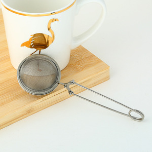 Stainless Steel <b>Tea</b> <b>Infuser</b> Ball With Clamp Reusable <b>Tea</b> Strainer For Brewing <b>Tea</b> - Product Image 4