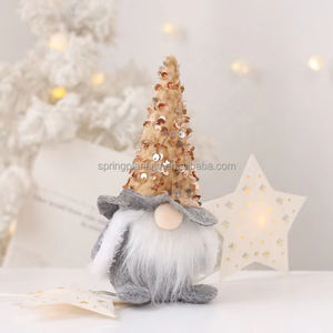 Printemps plantation nouveauté en gros tissu sans visage père noël poupée ornements de noël dessin animé noël Figurine et jouet - Product Image 3