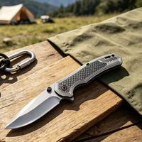 Couteau de poche tactique d'extérieur de haute qualité KS 8310, lame 8Cr13Mov, EDC, camping, chasse, survie, randonnée, couteau pliant, OEM personnalisé