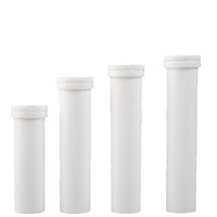 Stokta Hızlı Kargo Vitamin VC Efervesan Tabletler Ofset Baskılı Gıda Sınıfı PP Tüp Kutu Model EF173 Çap 29mm 10/15/20