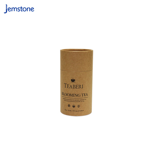 บรรจุภัณฑ์ทรงกระบอกทำจากกระดาษแข็งรีไซเคิลสำหรับชา บรรจุภัณฑ์ทรงกระบอกทำจากกระดาษคราฟท์สำหรับอาหาร เกรดสำหรับบรรจุชา - Product Image 2