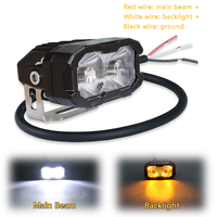 Feux antibrouillard automobiles populaires Rip Dark ARS2 20W, feux de travail LED ambre, faisceau antibrouillard/spot/de conduite pour véhicules routiers, garantie 24 mois