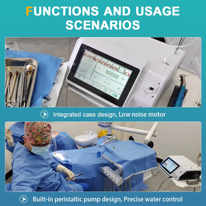 Systèmes de moteurs d'implants dentaires intelligents à écran tactile de haute qualité 40000 tr/min, équipement dentaire à alimentation électrique - Product Image 5