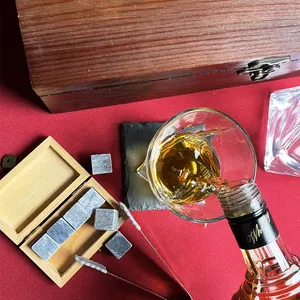 2023 Topverkoper Whiskyglas Geschenkset Whisky Steen Wijnglazen Karafter Set