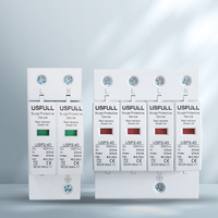 USFULL Supresor De Picos AC SPD 4P(3P+N) Dispositif de protection contre les surtensions électriques 20kA 40kA 60kA 80kA 100kA Suppresseur de foudre DPS