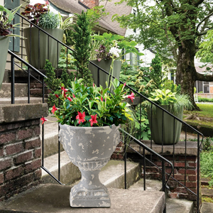 Directo de fábrica, decoración de jardín para el hogar, <span class=keywords><strong>escultura</strong></span> romana antigua Retro, <span class=keywords><strong>piedra</strong></span> Mgo, maceta tallada, maceta rústica de urna de cáliz de hormigón - Product Image 5