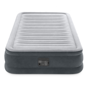 <span class=keywords><strong>Intex</strong></span>-cama de aire de tiro medio con Bip, 67766 rayas flocado Deluxe, gris y blanco, doble haz, serie Dura - Product Image 2