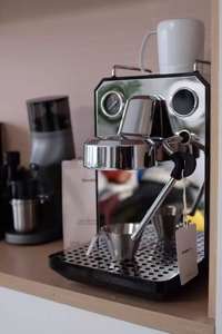 Machine à café expresso semi-automatique Gemilai 3006 Owl Small Home, café fraîchement moulu, vapeur - Product Image 5