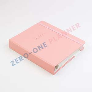 Planificateur de date personnalisé reliure en <span class=keywords><strong>lin</strong></span> cachée spirale cachée bobines quotidien hebdomadaire 12 mois cahiers - Product Image 5