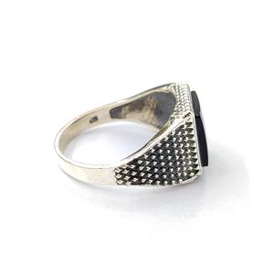 Anillo de Ónice Negro, Anillo de Plata de Ley 925 con Piedra Preciosa, Anillo Ajustable de Ónice Negro, Colección Hecha a Mano, Anillos Finos de Plata, Joyería, Precio al por Mayor - Product Image 6