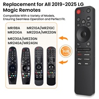 Télécommande Magique AN-MR25GA à Code Fixe pour Smart TV 2019-2025 Compatible avec les Modèles OLED/QNED/UHD/LED/LCD, Souris Aérienne Sans Fil, Commande Vocale