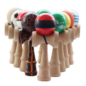 <span class=keywords><strong>Jouet</strong></span> Kendama en bois d'érable de couleur arc-en-ciel bon marché pour la vente en gros - Product Image 5