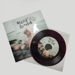 3 Inch Khuyến Mãi Nhạc Âm Thanh Tùy Chỉnh LP Nhỏ Màu Đen Cho Máy Ghi Âm Nhà Sản Xuất Ép Đĩa Vinyl - Product Image 3