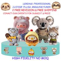 Jouet en peluche personnalisé à faible MOQ avec rembourrage en coton PP, design d'animal en peluche, poupée anime 11-30cm, unisexe, fournisseur OEM avec logo, Jiangsu ACG