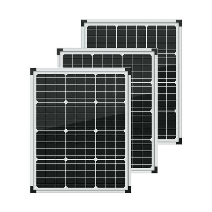 Professional Factory Waterproof Solar Energy Panels 55W High Efficiency Single Crystal Solar Panels