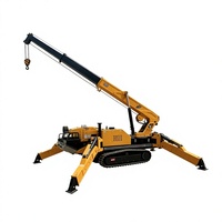 Mini-grue araignée compacte 5T à flèche télescopique pour la construction européenne