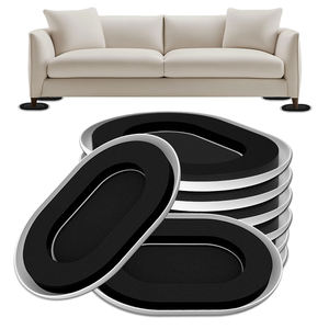 High Quality Oval Plastic Adhesive Ptfe <b>Chair</b> Leg Protector Furniture Glides Furniture Movers for Carpet - Product Image 2