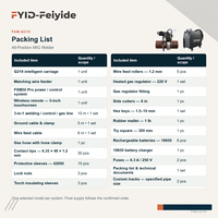 Soudeuse orbitale sur rail FYID-Feiyide FXM-G219 pour la soudure fixe de tuyaux 5G, destinée aux systèmes de soudure de cercles de tuyaux fixes.
