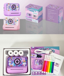 Cámara <span class=keywords><strong>de</strong></span> impresión instantánea 1080P HD Cámara digital para niños Niños Niñas Regalos <span class=keywords><strong>de</strong></span> cumpleaños Niños Video Cámara instantánea Mini impresora <span class=keywords><strong>de</strong></span> <span class=keywords><strong>fotos</strong></span> - Product Image 2