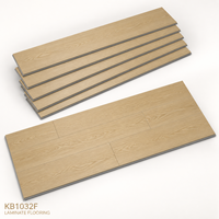Suelo Laminado Microsincronizado de 1215x200x10mm, Sistema de Fácil Instalación, Borde Biselado en Cuatro Lados, Superficie Fotocatalítica