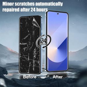 Film de protection d'écran OEM HD en TPU pour Samsung Galaxy Z Flip 8, confidentialité, auto-réparant, sans bords blancs, haute résistance au pliage, avec logo en verre - Product Image 5