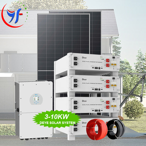 VENTA CALIENTE Sistema de Energía <span class=keywords><strong>Solar</strong></span> Híbrido de 5kw Hogar con Inversor Deye, Baterías de Iones de Litio de y 10kWh - Product Image 1