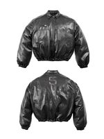 Blouson Bomber Rétro Militaire Noir en Polyester/Coton Imperméable, Forme Baguette, Personnalisé, Vente en Gros OEM, Pas Cher