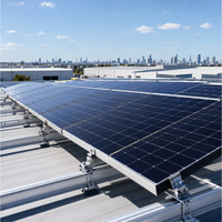 Panneau solaire bifacial 550W 580W 600W type N, module solaire double vitrage, 23,2% d'efficacité élevée, panneau PV IP68 1500V pour ferme solaire