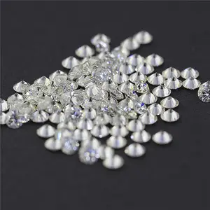 0.8mm 1mm 1.2mm 1.3mm 1.4mm 1.5mm 2mm 3mm DEF Loose Gemstone VVS Round Shape White Moissanite Stone