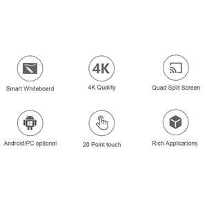 Display LCD Touch Screen Multifunzionale da <span class=keywords><strong>55</strong></span> <span class=keywords><strong>Pollici</strong></span> 4K con Animazioni per Applicazioni SME e Negozi al Dettaglio - Product Image 6