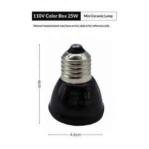 Lampada in Ceramica Senza Lampadina per Rettili, Lampada Riscaldante per Terrari, per Lucertole, Pappagalli, Cinciallegra, 110V/220V - Product Image 5