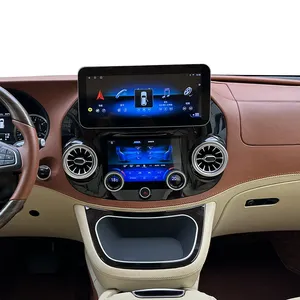 NaviHua 12.3 pouces Android 10 meilleure qualité Radio Auto Stéréo Multimédia Écran pour Mercedes Benz Vito W447 Climate Control