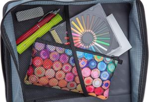 Carpeta con Cierre de Cremallera y Capacidad para 450 Hojas, con Correa para el Hombro, Muestra Gratuita, BSCI - Product Image 6