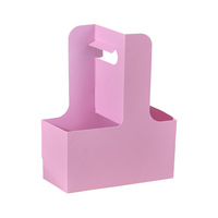 Porte-papier Kraft portable pour fleurs de café Sac cadeau élégant pour transporter une boîte d'emballage de fleurs pour transporter des fleurs de café
