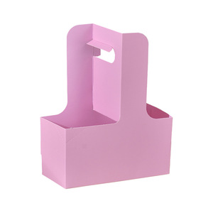 Suporte portátil do papel Kraft para flores do café Saco elegante do presente para carregar a caixa de empacotamento da flor para transportar flores do café - Product Image 5