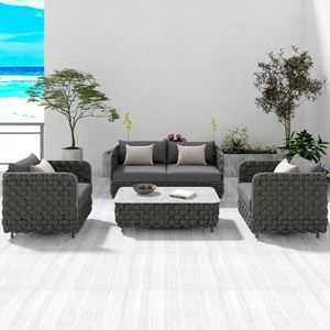 Canapé de jardin sectionnel moderne <span class=keywords><strong>Matelas</strong></span> de salon de patio Canapé d'extérieur modulaire - Product Image 4