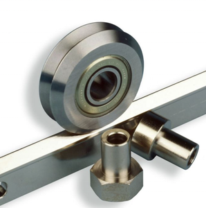 T1 V-Rail Linear Rail-V-<b>Guide</b> VRSD1-012 Bearing for Size 1 V-Wheels-Length 12in <b>Drilled</b> Stainless Steel V Tracks Linea - Product Image 6