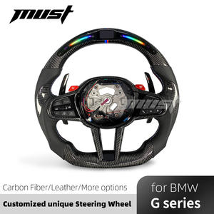 Volante LED de Fibra de Carbono Personalizado para <span class=keywords><strong>BMW</strong></span> Serie G LCI, Series 2 3 4 5 6 7 8, X3 X4 X5 G20 G30 M3 M4 M5 M8 Z4 2018-2024 - Product Image 2