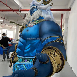 Modèle géant gonflable de Poséidon, dieu de la mer, grande mascotte de Neptune pour la décoration de scène sur le thème de l'océan - Product Image 5