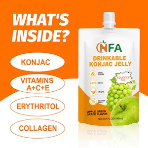 Gelatina de Konjac Bebible de Marca Privada OEM con Suplemento de Colágeno, Mejora tu Cuerpo y Piel, Proporciona Antioxidantes Esenciales - Product Image 2