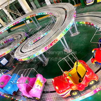 Manège pour enfants : Mini-train à piste spirale et mini-roller coaster pour parcs d'attractions, aires de jeux et centres commerciaux