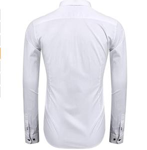 <span class=keywords><strong>Camisas</strong></span> informales con <span class=keywords><strong>cuello</strong></span> alto y botones para hombre, <span class=keywords><strong>camisas</strong></span> <span class=keywords><strong>de</strong></span> estilo <span class=keywords><strong>italiano</strong></span>, ajustadas al cuerpo, nuevo diseño - Product Image 2