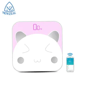 New Style Personal Electronic Weighing Scale Tempered Glass Private Label Smart Scale