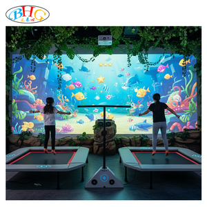 Bán buôn AR công nghệ kỹ thuật số tương tác hệ thống máy chiếu chuyển động theo dõi Trampoline trò chơi chiếu cho công viên Trampoline - Product Image 3