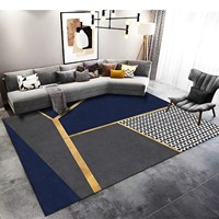 Grand tapis de sol pour chambre à coucher, tapis de chevet, coussin, vente en gros, fabricant, tapis imprimé en velours cristal pour salon